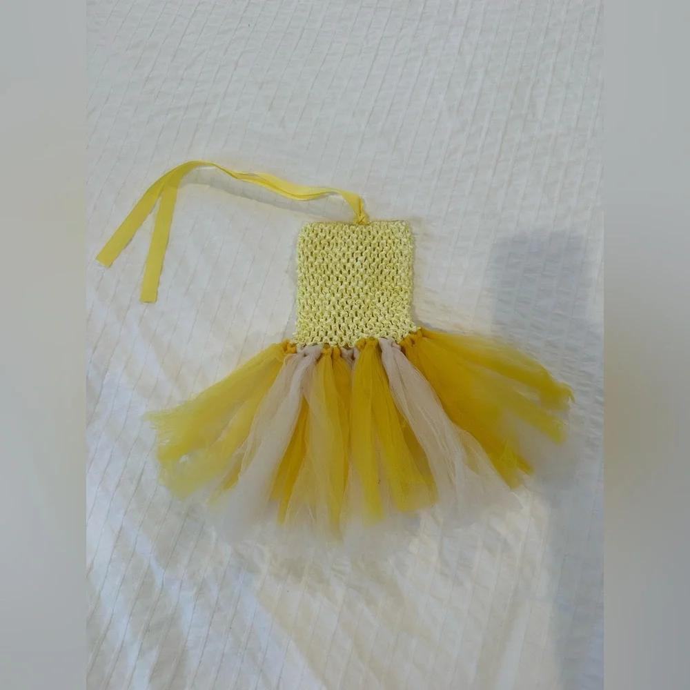 Yellow Tutu Dress size newborn